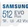 Samsung MicroSDXC 512GB EVO Plus CL10 UHS-I U3 + Adaptör MB-MC512KA/EU fotoğraf 4