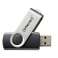 Intenso Basic termékcsalád - 64 GB - USB Type-A - 2.0 - 28 MB/s - Forgatható keret - Fekete - Ezüst 3503490 kép 2