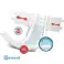 Giggles Adult Textile Faced Tie Diaper Small 30 Pcs - Wetness Indicator Barrier - 4-Way Sideband System with Barrier - Textile Exterior with Extra Dry Layer and Barrier - Body Size: 50-85 cm, image 1