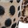 Velas con fragancia de piel sintética Fuur XL con estampado animal fotografía 6