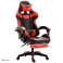 Gaming chair PC chair Office chair with footrest image 2