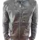 Veste en cuir pour hommes Freeside légèrement doublée en PU veste en cuir synthétique motard photo 2