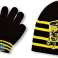 Bob Esponja Azul Marino, Negro, Gris Sombrero y Guantes de Invierno de 2 Piezas - 67 Juegos Disponibles fotografía 2
