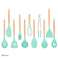 Kitchen utensils 12 pcs. silicone dark mint KI0001 image 1