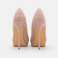 &quot;Pair & Impair&quot; Escarpins en simili daim rose clair - grandes pointures photo 2