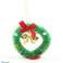Couronnes décoratives de Noël en chenille BLANCHE NEIGE, 2 pcs. photo 1
