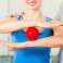 Spiked ball 7 cm red FA0021 - Rehabilitation spiked ball - Massage with it stimulates the work of circulatory system, which accelerates the regeneration process after intensive training. image 2