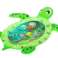 Szenzoros felfújható vizes szőnyeg babáknak teknős zöld XXL 99x53 cm kép 1