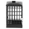 Stand for Phone, Cell Phone, Smartphone, Lockable Cage with Clock image 1