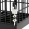 Stand for Phone, Cell Phone, Smartphone, Lockable Cage with Clock image 5