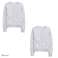 Femei Doamnelor H&M Fin-Knit Button Cardigan Round Neck Long Sleeve Tops fotografia 5