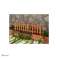 City Natural Raw Wood Deko Gartenzaun Bild 2
