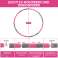 Hula Hoop Reifen Fitness 8 Teile+Springseil+Tasche Erwachsene Bild 2