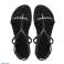 Czarne japonki Havaianas allure - rozmiar 37/38 zdjęcie 1