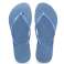 Havaianas schmale blaue Flip-Flops Größe 35/36 Bild 1