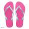 Havaianas slim Hollywood rose ice blue flip flops - size 35/36 image 4