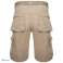 Mens Cargo Shorts Combat Multi Pocket Elasticated Waist Plain Shorts image 5