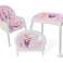 High chair table chair 3in1 pink image 1