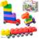 Soft Blocks Plus Wheels (25 pcs + 16 wheels). Educational toy 3+ image 5