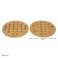 Bamboo Trivet Set by KingHoff - 2-Piece Heat-Resistant Mats, Ø17.5x1.2cm, Model KH-1215 image 1