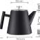Black Silberthal tea pots with sieve - 1 liter image 6