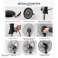 FLOOR PLASTIC FAN 16&#34; Low Noise, 50W, 3-speed settings, Soft blades, powerful engine image 2