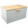 Klausberg White Steel-Bamboo Bread Box KB-7427 - Hygienisk lagringsløsning for bakerier bilde 3