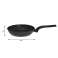 Frying pan, set of 3 pieces, aluminum, marble black Klausberg KB-7438 image 3