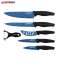 Herzberg 5 piezas de mármol recubierto de cuchillo Set - azul fotografía 1