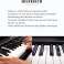 BELFORT® Klavier + Keyboard Noten-Aufkleber für 49 | 61 | 76 | 88 Tasten + Ebook | Piano Sticker Komplettsatz für schwarze + weisse Tasten | C-D-E-F-G-A-H | Einfache deutsche Anleitung Bild 2