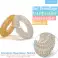 VONERO® Premium Akupressurring - Verbessertes Konzept 2021 I Finger-Massage-Ring &amp; Akupressur-Ringe I Massageringe für Handgelenk I Anti Stress &amp; Fingermassagering I 12er Ringe Set Bild 2