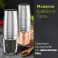 Liebfeld - Salz und Pfeffer Mühle elektrisch [2er Set] mit Kippsensor I Elektrische Pfeffermühle und Salzmühle I Gewürzmühle Salt and Pepper Mill Bild 4