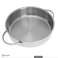 Kassel 24cm Skillet with Tempered Glass Lid - 18/10 Cr-Ni Stainless Steel, High Capacity 5.4L image 1