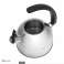 INDIGO Kassel 93202 Whistling Kettle 2.5L - Premium Cr-Ni 18/10 Stainless Steel for Various Cooktops image 1