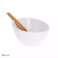 Kassel 93558 Porcelain Salad Bowl with Stainless Steel &amp; Acacia Wood Spoon image 3