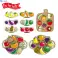 VELCRO Fruits and Vegetables. Educational board game for kids 1+ with velcro and plastic elements image 1