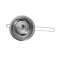 Colador de acero inoxidable Kinghoff 18 cm - Esencial de cocina duradero y fácil de limpiar fotografía 3