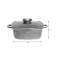 Non-Stick Coated Die-Cast Aluminum Pot with Aroma Knob &amp; Tempered Glass Lid - 6.5L image 1