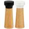 Klausberg Rubberwood Salt and Pepper Mills - Set de 2 cu polizor ceramic reglabil, 5.5x15.3cm pentru en-gros fotografia 2