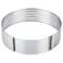 KINGHoff Stainless Steel Cake Ring Set, 3 Adjustable Sizes, Ø24-30cm x 8.5cm image 2