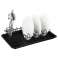 38cm Stylish &amp; Protective Kitchen Dish Rack for Wholesale - Powder-Coated Metal &amp; Colorful Wire Base image 1