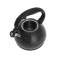 Kinghoff 1.2L Black-Marble Whistling Kettle with Strainer, Induction-Friendly Steel Design image 2