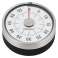 Kinghoff Mechanical Kitchen Timer - 60 Minutes, Stainless Steel with Magnet image 2