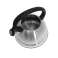Whistling Kettle, traditional, steel, silver, 2,2l Kinghoff image 2