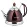 Teapot with strainer, steel, various colors, 1l Kinghoff image 3