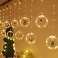 LED Lights Curtain With Christmas Figurines 3m 125LED 10 Bulbs Warm White Mains Power image 3