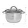 Pots, 12 piece set, steel, Kinghoff image 1