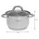 Premium 8-Piece Stainless Steel Cookware Set for All Heating Sources image 3