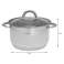 Premium 8-Piece Stainless Steel Cookware Set for All Heating Sources image 4