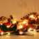 LED lights hanging ornament Christmas decoration Santa's sleigh image 2